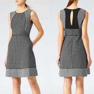 Size 2 Reiss A-line checked dress